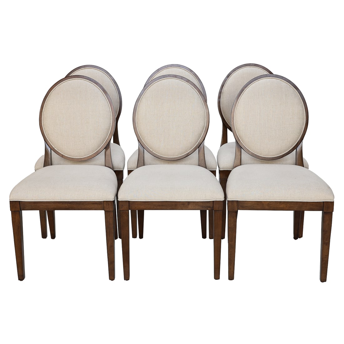 Bernhardt East Hampton Dining Chairs in Mahogany Finish, Set of Six (1 of 6)