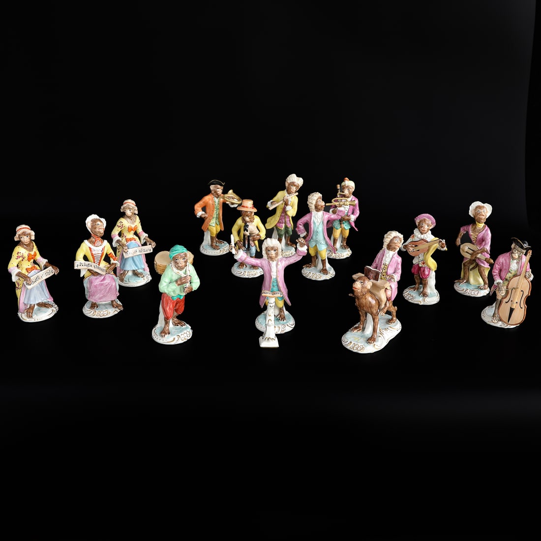 The British National Trust Collection by Chelsea House Port Royal Glazed China Monkey Band (1 of 14)