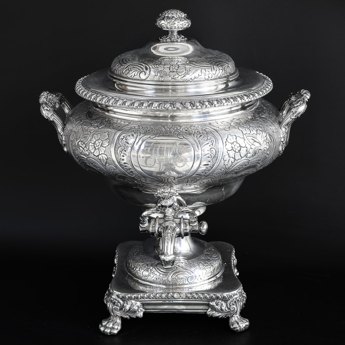 Antique Silver Plated Tea Urn Samovar (1 of 8)