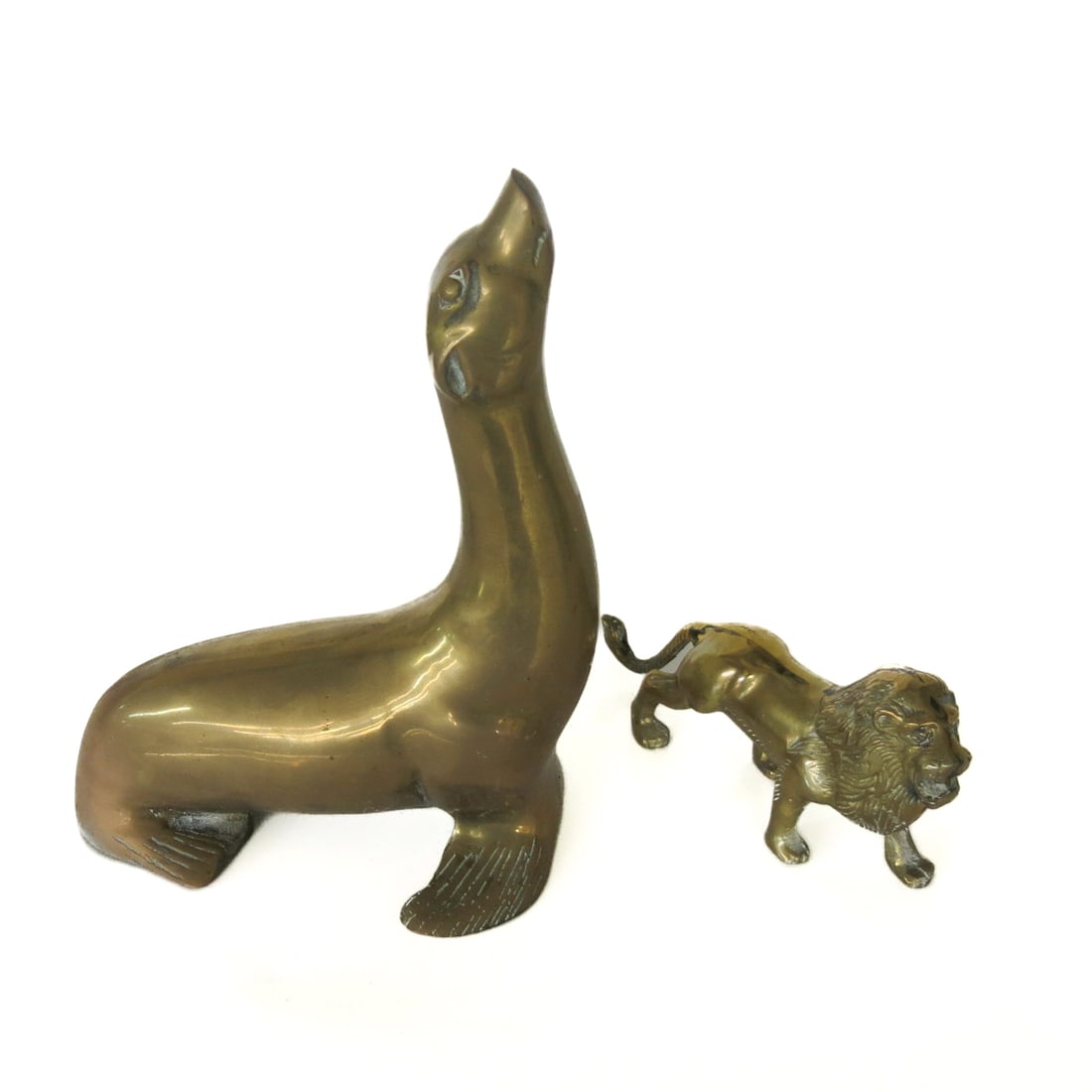 Brass Animal Figures, Two Total (1 of 8)