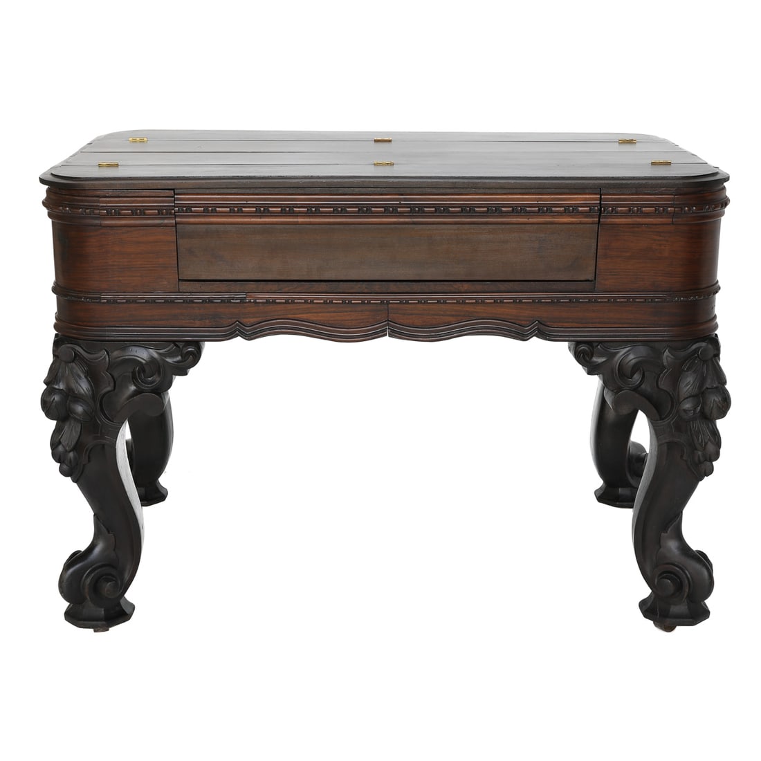 Vintage Rosewood Square Piano Case/Desk (1 of 15)