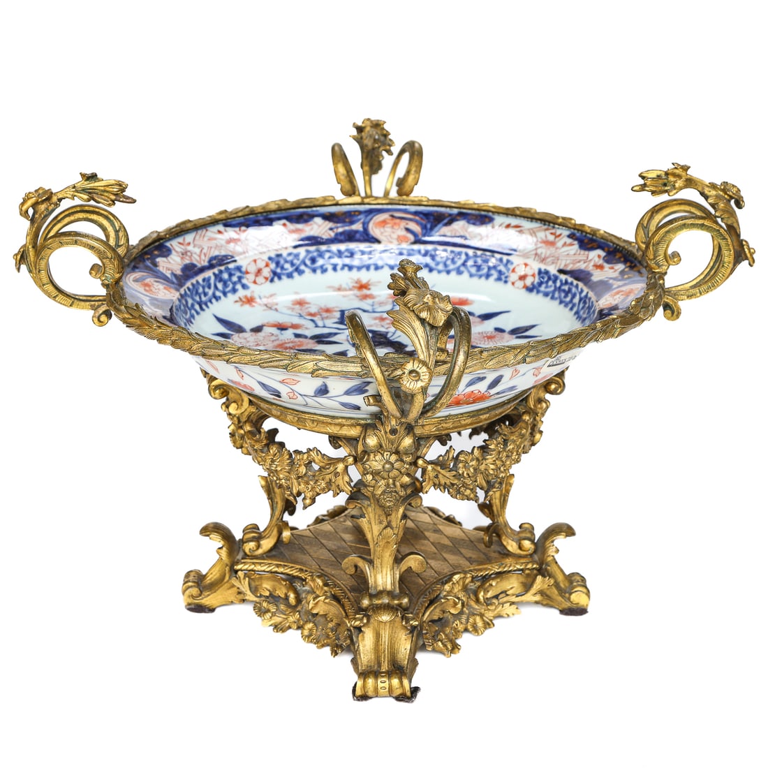 19th C. Japanese Imari Bronze Mounted Centerpiece (1 of 8)