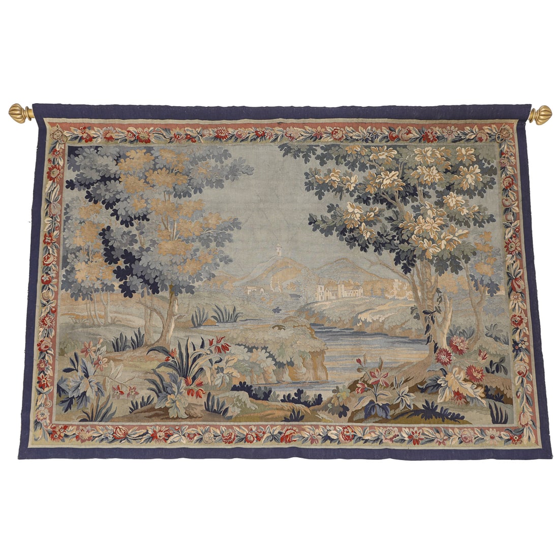 French Style Landscape Scene Hanging Wall Tapestry (1 of 6)