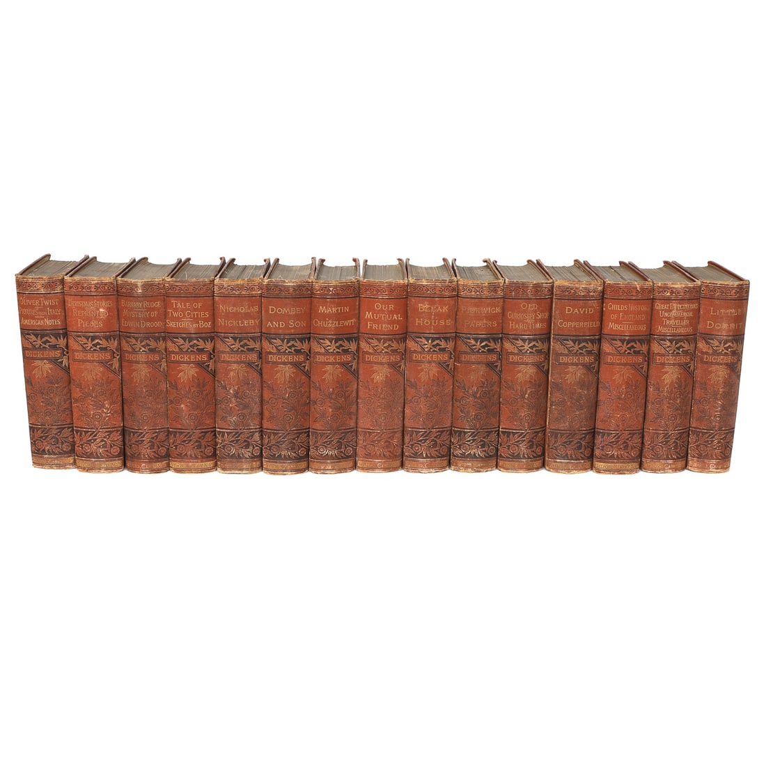 Dicken's Works, Fifteen Volumes, Various Titles, Belford, Clarke and Company, Chicago and New York (1 of 9)