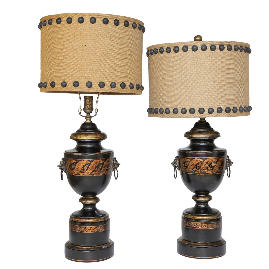 Vintage Visual Comfort Urn Shaped Table Lamps, Pair (1 of 4)