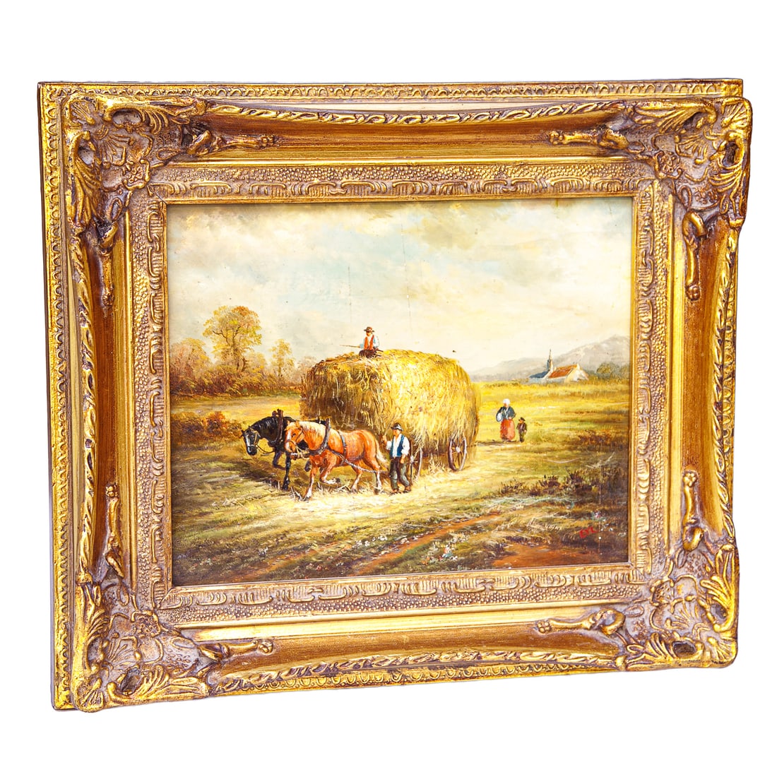 Pastoral Scene, Oil on Artist Board (1 of 5)