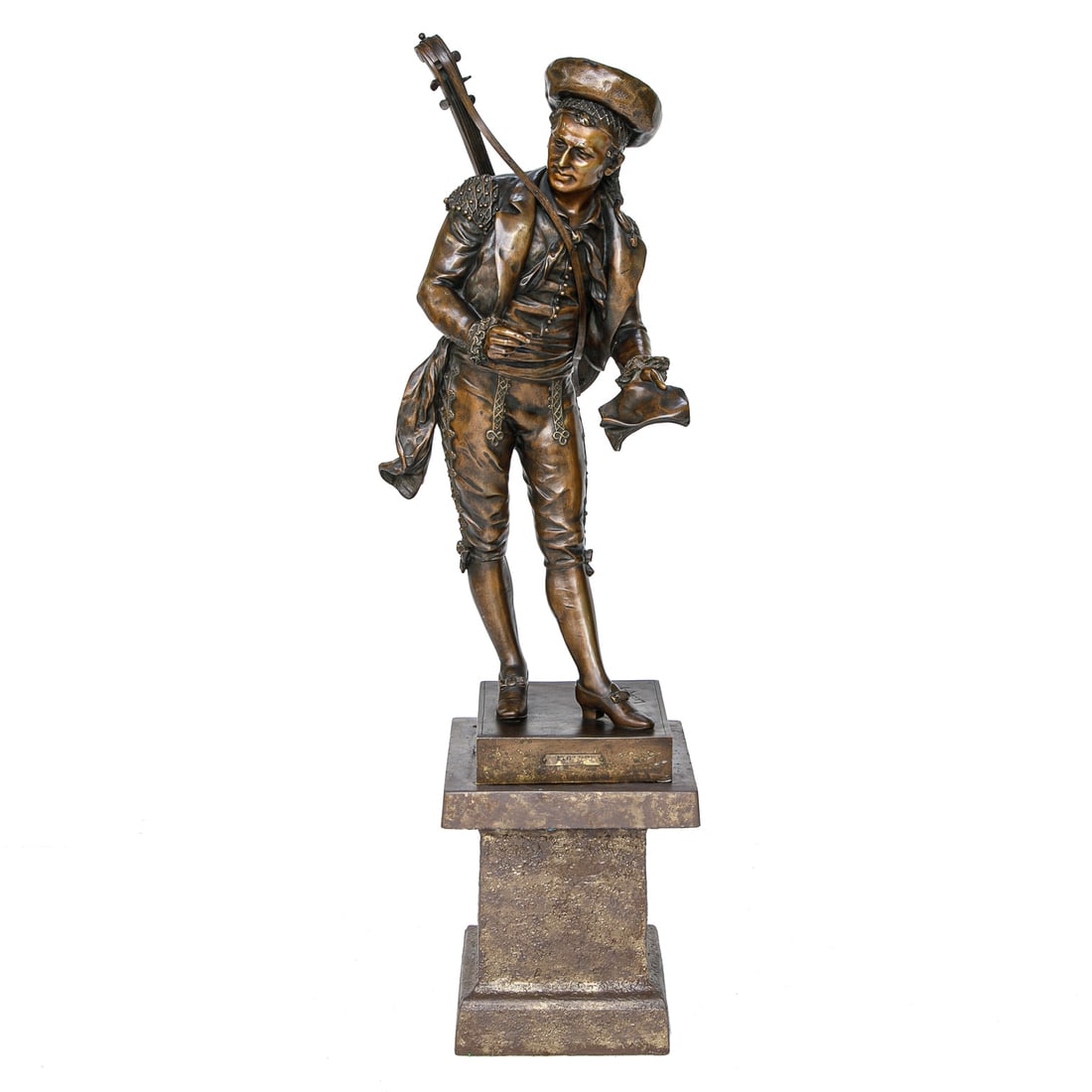 19th C. Bronze Sculpture of Figaro by Nicolas Lecorney (1 of 10)