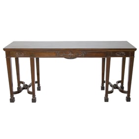 Vintage Mahogany Console Table