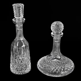 Waterford Crystal Decanters, Two Total