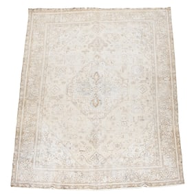 6'10" X 9'9" Vintage Tabriz Rug