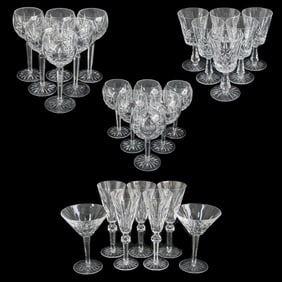 Waterford Crystal Stemware, Twenty-Five (25) Pieces