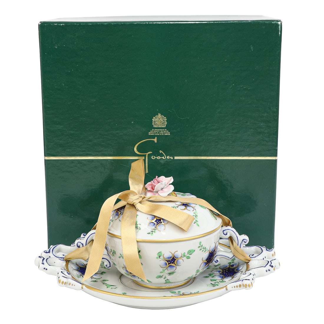 Italian Porcelain MCMGCMI Covered Dish with Under Plate (1 of 8)