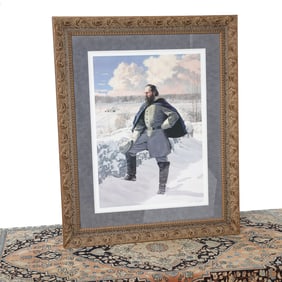 David Wright Limited Edition Historical Print Depicting Longstreet