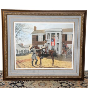 David Wright Limited Edition Historical Print Depicting The General's Farewell