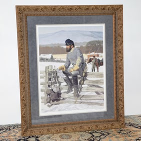David Wright Limited Edition Historical Print Depicting Jackson -In the Valley