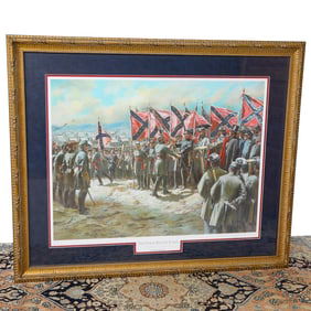 Artist Print Don Troiani Limited Edition Historical Lithograph Depicting The First Battle Flags