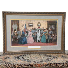 John Paul Strain Limited Edition Historical Print Depicting Morgan's Wedding
