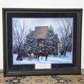 John Paul Strain Limited Edition Historical Print Depicting Sunday in Winchester