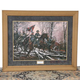 John Paul Strain Limited Edition Historical Print Depicting That Devil Forrest