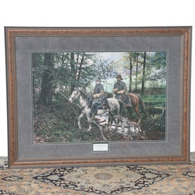 John Paul Strain Limited Edition Historical Print Depicting Morning of the Third Day