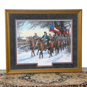 John Paul Strain Limited Edition Historical Print Depicting Thunderbolt