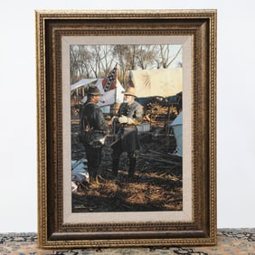 John Paul Strain Limited Edition Giclee Historical Print Depicting Shadows of '64