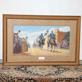 Mort Kunstler Limited Edition Historical Print Depicting Road to Glory