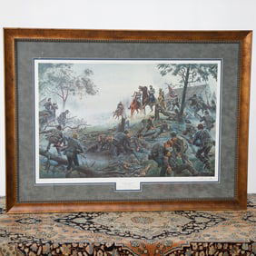 Mort Kunstler Limited Edition Historical Print Depciting Jackson at Antietam (Sharpsburg)