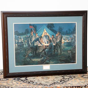 Mort Kunstler Lilited Edition Historical Print, Depicting Sharpsburg War Council