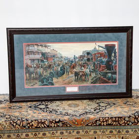 Mort Kunstler Limited Edition Historical Print Depicting Jackson Commandeers the Railroad