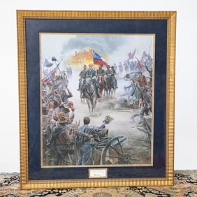 Mort Kunstler Limited Edition Historical Print Depicting His Supreme Moment