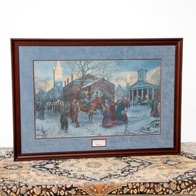 Mort Kunstler Limited Edition Historical Print Depicting Changing of the Pickets