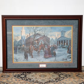 Mort Kunstler Limited Edition Historical Print Depicting Changing of the Pickets
