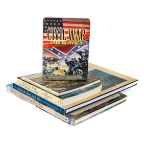 Group of Historical Books and DVD's, Five Total Items