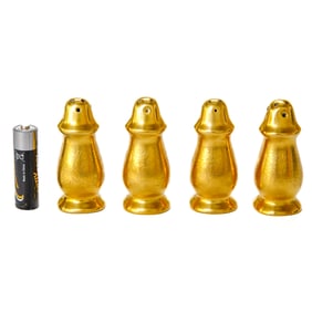 Pigkard Porcelain Salt and Pepper Shakers, Four Total, Two Pair