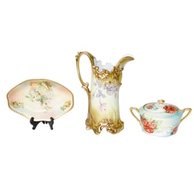 Group of Porcelain Items, Three Total