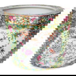Oriental Style Porcelain Fish Bowl