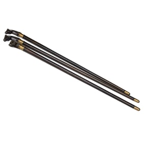 Group of Vintage Maitland-Smith Walnut Walking Sticks, Three Total