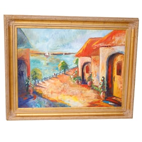 Sandy Hubler, Little Rock, 2002 Landscape, Oil on Canvas