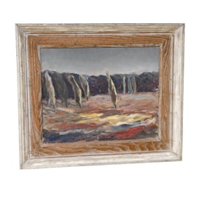 Landscape Scene, Oil on Canvas