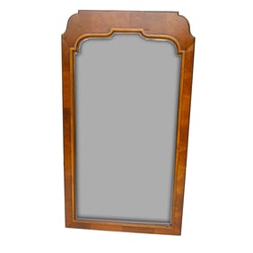 Queen Anne Style Walnut Wall Mirror