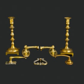Collection of Brass Items, Seven Pieces Total
