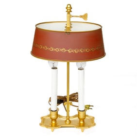 Brass Bouillotte Desk Lamp