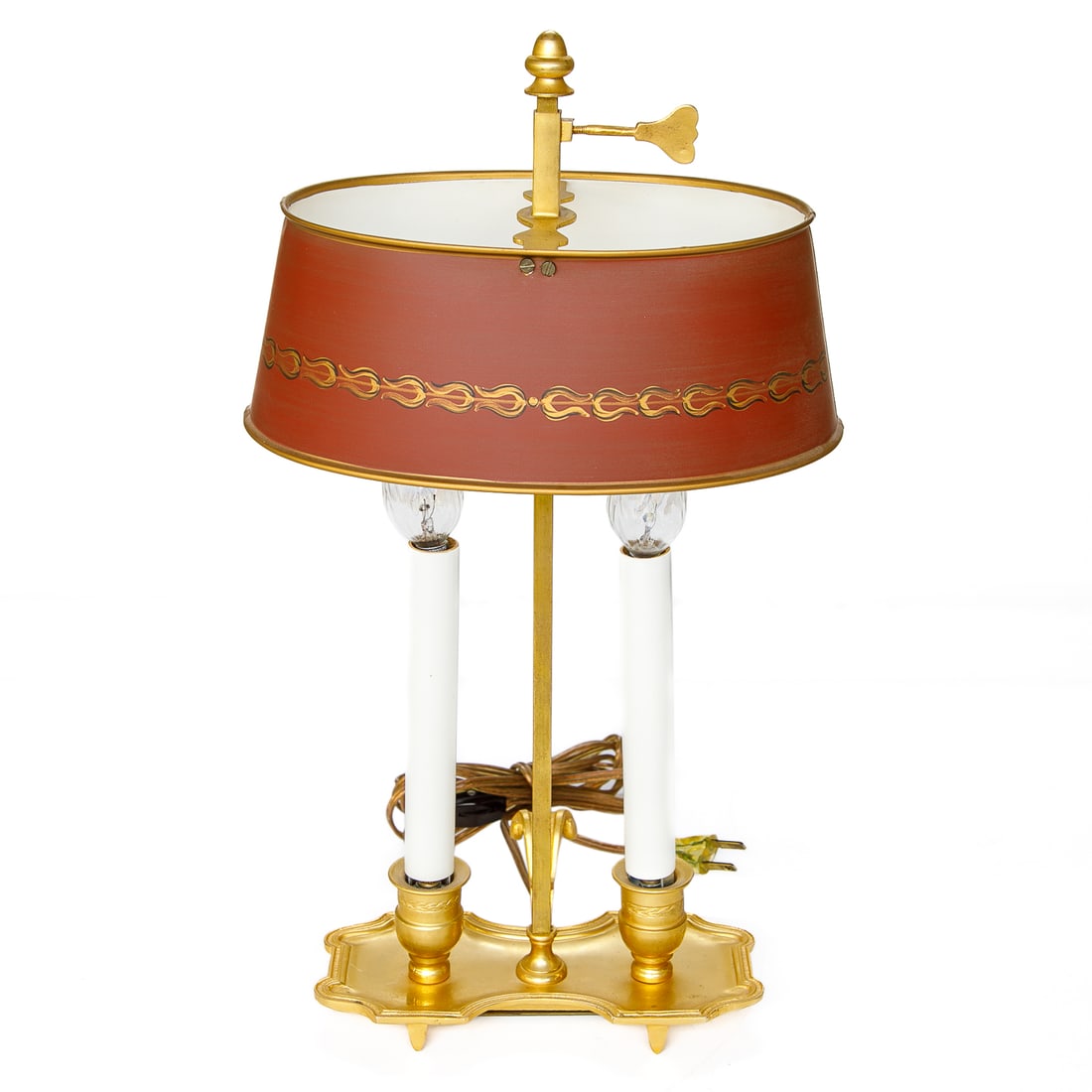 Brass Bouillotte Desk Lamp (1 of 8)