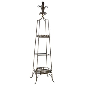 Contemporary Metal Etagere