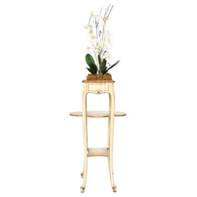 Unique Shape French Louis XV Style Painted Jardiniere