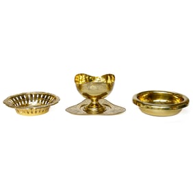 Collection of Decorative Brass Items, Four Pieces Total