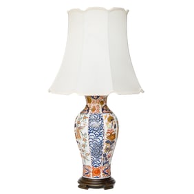 Oriental Style Porcelain Table Lamp