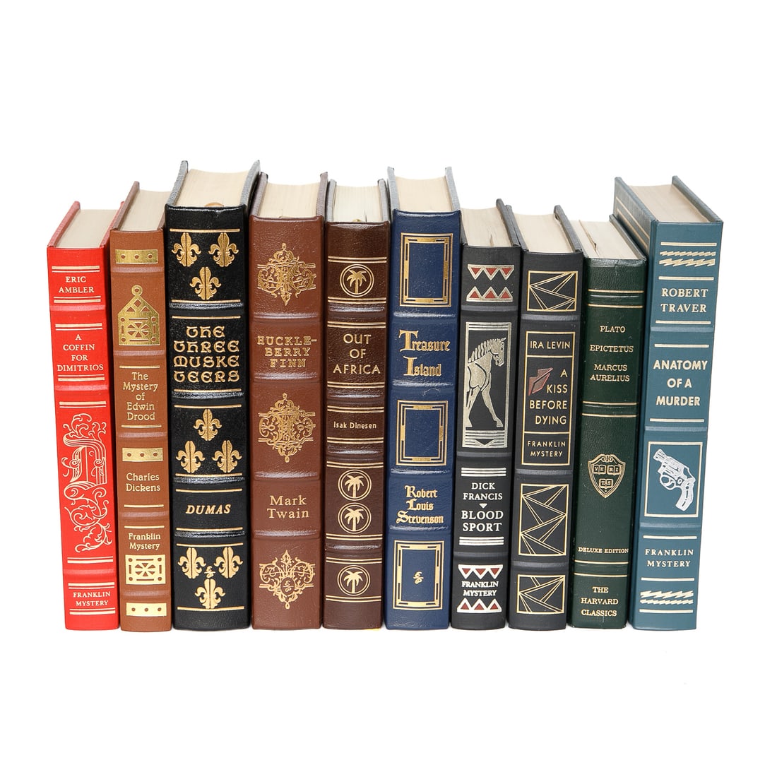 Group of Classic Leather Bound Novels, Ten Total Books (1 of 10)