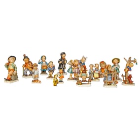 Group of M J Hummel Figurines, Sixteen Total